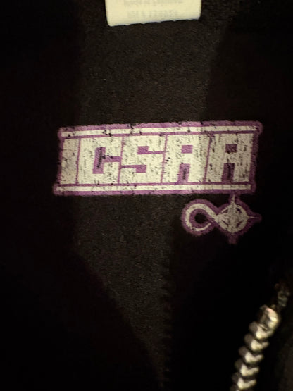 ICSAA Vintage Black, White & Purple Zip up